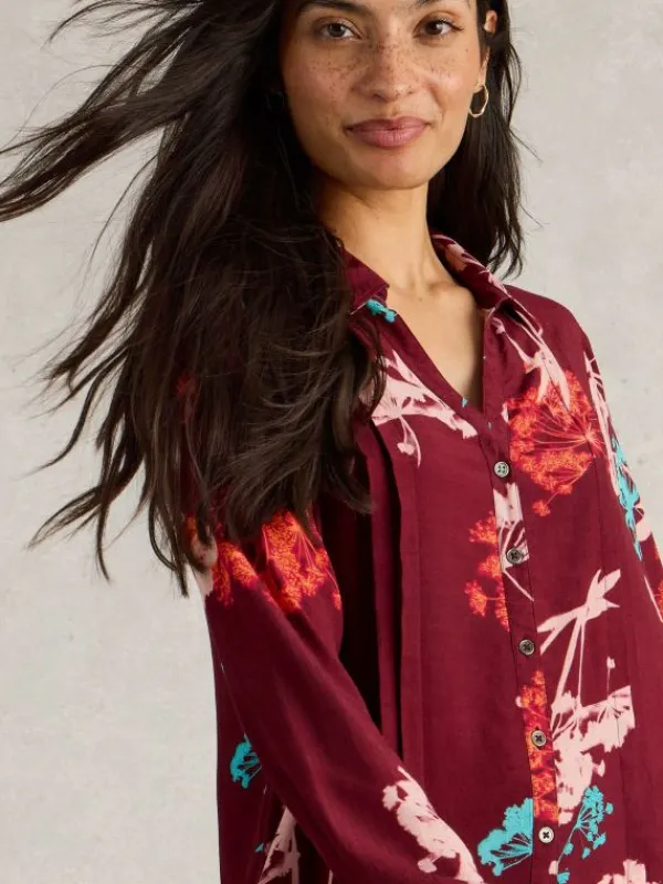 Frankie Dress in RED PRINT<White Stuff Best