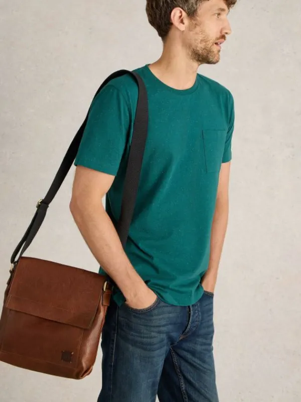Frankie Leather Crossbody Bag in MID TAN<White Stuff Best