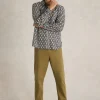 Fuji Flower Printed Shirt in NAVY PRINT<White Stuff Sale