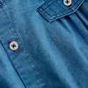 Girls Chambray Skirt in CHAMBRAY BLUE<White Stuff New
