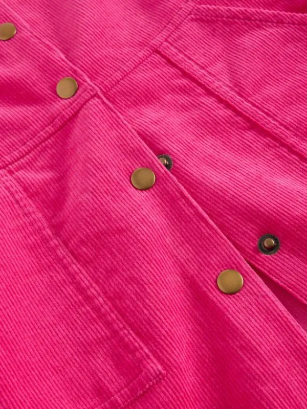 Girls Cord Pinafore in BRIGHT PINK<White Stuff Outlet