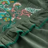 Girls Embroidered Needlecord Top in LIGHT TEAL<White Stuff Sale