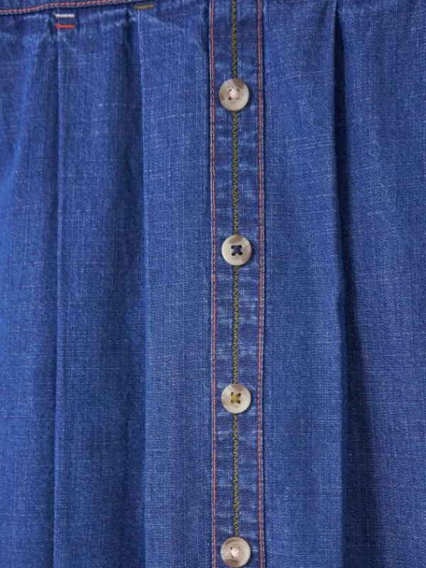 Girls Nora Denim Skirt in MID DENIM<White Stuff Outlet