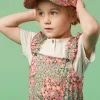 Girls Printed Cap in PINK MULTI<White Stuff Discount