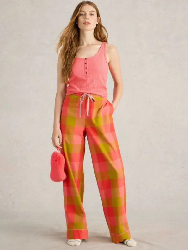 Hailey Henley Jersey Vest in BRIGHT PINK<White Stuff Best