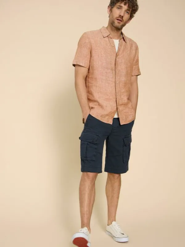 Halsall Organic Cargo Short in DARK NAVY<White Stuff Sale