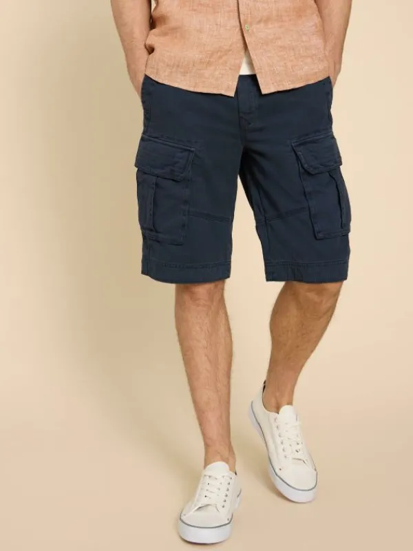 Halsall Organic Cargo Short in DARK NAVY<White Stuff Sale