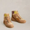 Harriet Mid Top Trainer in BROWN MULTI<White Stuff New