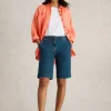 Hayley Denim Shorts in MID DENIM<White Stuff Online