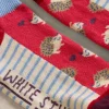 Hedghog Trainer Sock in RED MULTI<White Stuff Fashion