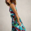 Heidi Jersey Midi Dress in NAVY MULTI<White Stuff New