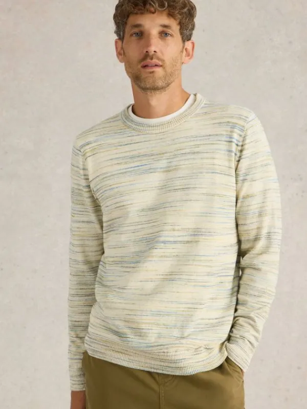 Henderson Spacedye Jumper in NATURAL MULTI<White Stuff Best