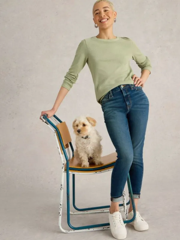 Holly Skinny Jean in MID DENIM<White Stuff Sale