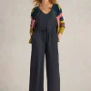 Jasmine Jersey Jumpsuit in CHARCOAL GREY<White Stuff Best