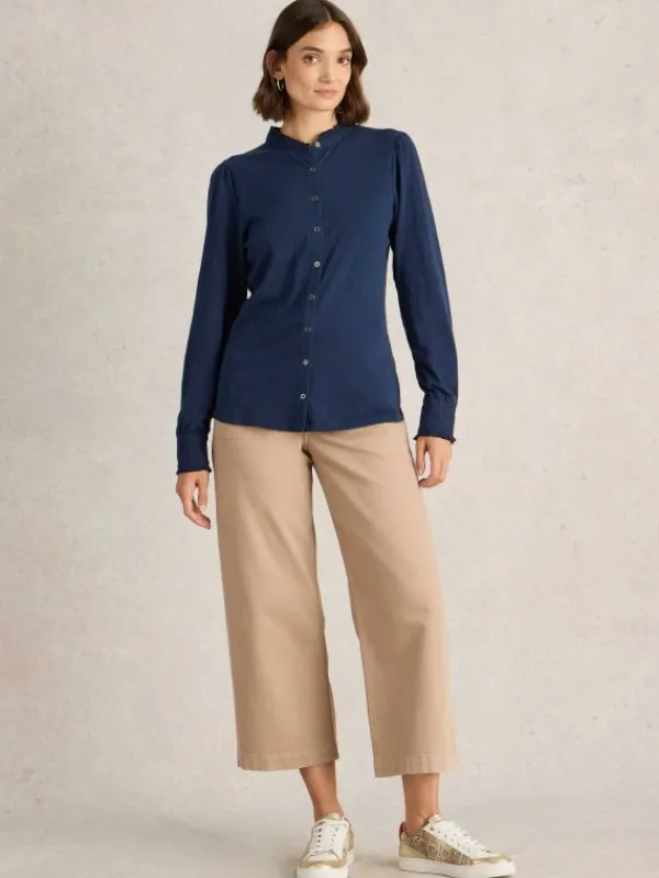 JESSICA SHIRT in DARK NAVY<White Stuff Online