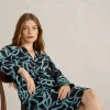 June Jersey Dress in BLACK PRINT<White Stuff Fashion