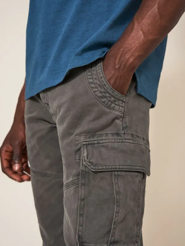 Kegworth Organic Cargo Trouser in PURE BLACK<White Stuff Discount