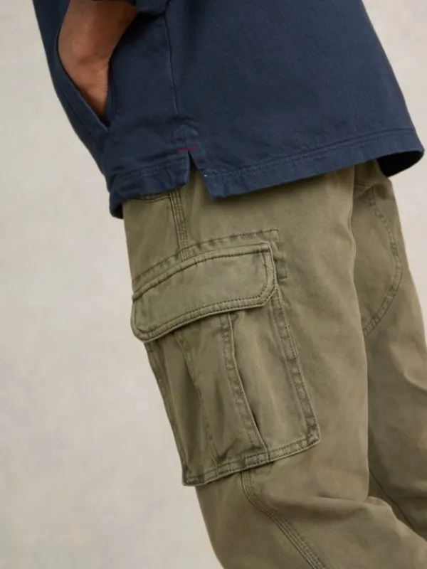 Kegworth Organic Cargo Trouser in KHAKI GREEN<White Stuff Outlet
