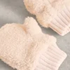 Kids Borg Mitten in LIGHT NATURAL<White Stuff New