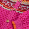Kids Fairisle Cardigan in BRIGHT PINK<White Stuff Hot