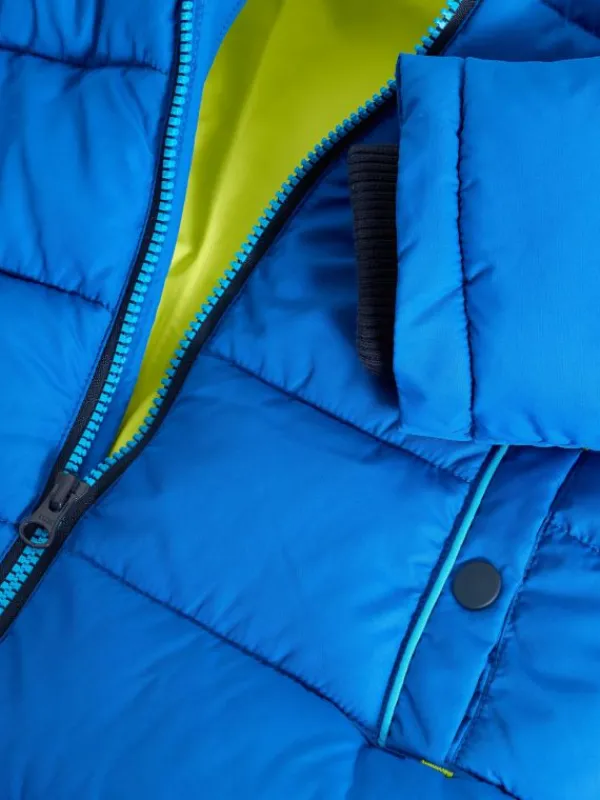 Kids Long Puffer Coat in BRIGHT BLUE<White Stuff Discount