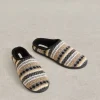 Knit Mule Slipper in GREY MULTI<White Stuff Clearance