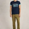 Koi Fish Graphic Tee in NAVY PRINT<White Stuff Best