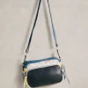 Lana Zip Camera Bag in NAVY MULTI<White Stuff Clearance