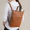 Leather Convertible Backpack in MID TAN<White Stuff Clearance