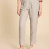 Linen Rowena Trousers in LIGHT NATURAL<White Stuff Discount