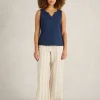 LOLA VEST in DARK NAVY<White Stuff Clearance