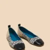 Loral Leather Ballet Pump in NATURAL MULTI<White Stuff Online