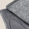 Lucie Leather Glove in MID GREY<White Stuff New