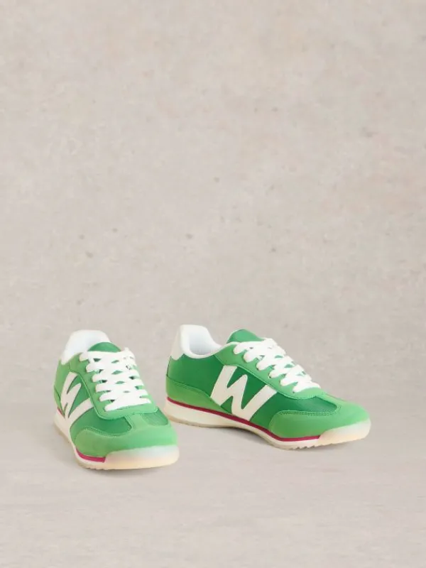 Lucy Trainer in BRIGHT GREEN<White Stuff Sale