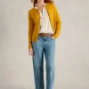 LULU CREW NECK CARDI in MID YELLOW<White Stuff Hot