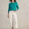 LULU LONG SLEEVE CREW NECK CARDI in BRIGHT BLUE<White Stuff Discount