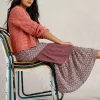 Mabel Mixed Printed Skirt in NAVY MULTI<White Stuff Best