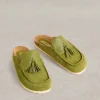 Mabel Slip On Footbed in BRIGHT GREEN<White Stuff Online