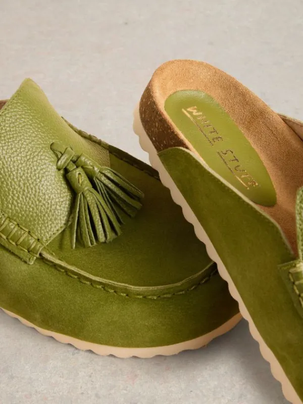 Mabel Slip On Footbed in BRIGHT GREEN<White Stuff Online