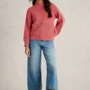 MARLEY MIX COTTON JUMPER in MID PINK<White Stuff Hot