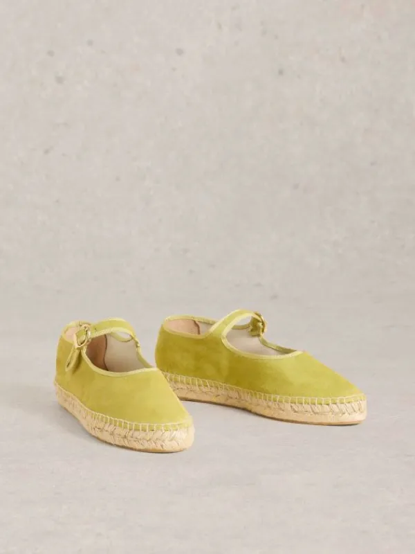 Mary Jane Espadrilles in BRIGHT GREEN<White Stuff Discount