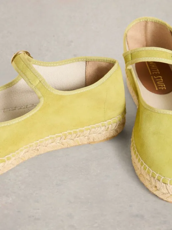 Mary Jane Espadrilles in BRIGHT GREEN<White Stuff Discount