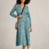 Megan Jersey Dress in NAVY PRINT<White Stuff Fashion