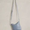 Mini Leather Fern Crossbody in DUSTY BLUE<White Stuff Sale