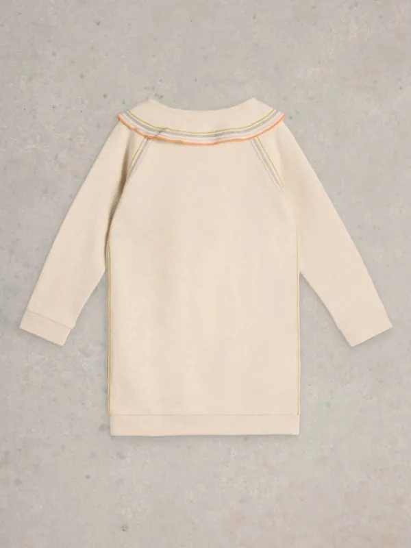 Mirabelle Sweatshirt Dress in LIGHT NATURAL<White Stuff Clearance
