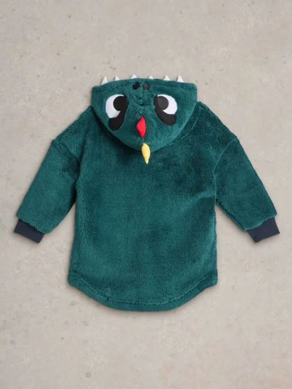 Monster Cosy Hoodie in BRIGHT TEAL<White Stuff Fashion