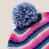 Multi Stripe Hat in PINK MULTI<White Stuff Clearance