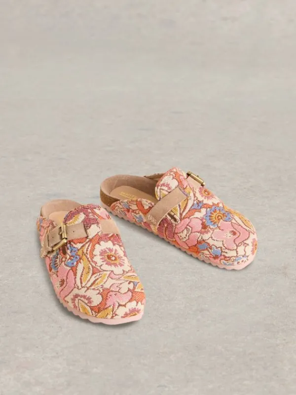 Myrtle Footbed Slip On in PINK MULTI<White Stuff Outlet
