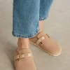 Myrtle Slip On Footbed in NATURAL MULTI<White Stuff Fashion