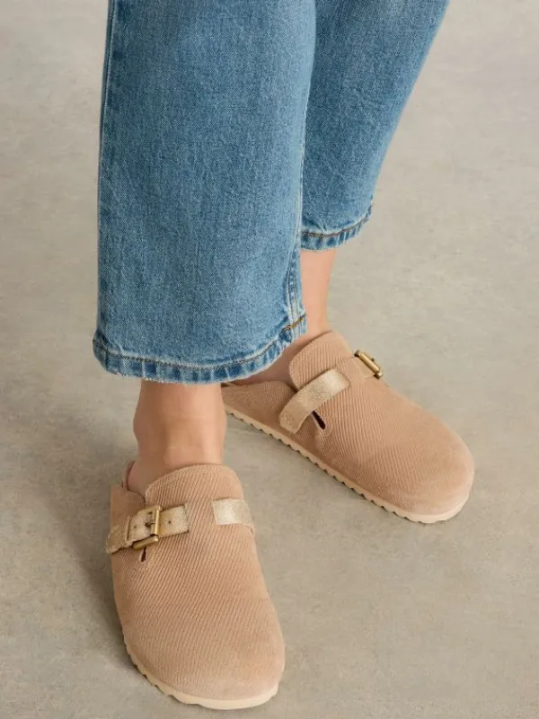 Myrtle Slip On Footbed in NATURAL MULTI<White Stuff Fashion